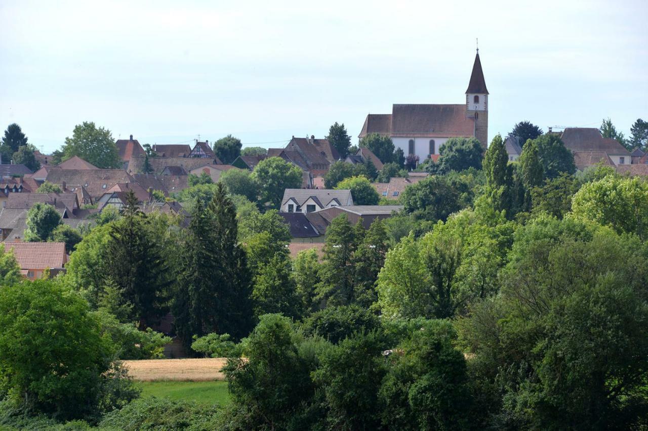 Gite Aux Deux Clochers Zimmersheim Esterno foto